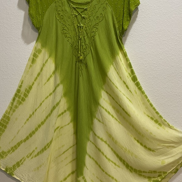 Santè Classic dress creation where citron and chartreuse merge; One Size - Picture 1 of 10